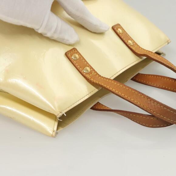 LOUIS VUITTON Monogram Vernis Reade PM Hand Bag Perle M91336 - Picture 6 of 16